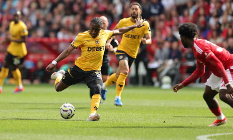 Nottingham Forest vs Wolverhampton Wanderers F.C. Lineups